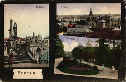 * T3 Prerov, Prerau; Brücke, Stadtpark / Bridge, Park  (Rb) - Non Classés