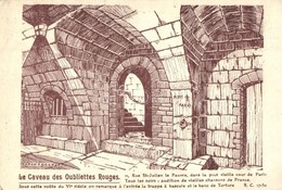 * T2/T3 Paris, Le Caveau Des Oubliettes / Beer Hall Advertisement Art Postcard S: Robert Gouron - Zonder Classificatie