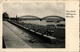 T3 1935 Düsseldorf, Schlange Am Rheinufer / River Bank, Statue (slightly Damaged Edge) - Zonder Classificatie