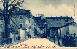 T2 1913 Gorizia, Görz, Gorica; Via Sta. Chiara / Street - Non Classificati