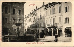 ** T1 Parma, Piazza Della Rochetta, Beccheria, Fabrica Di Pane / Square, Fountain, Bakery, Shops - Unclassified
