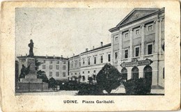 T3 1918 Udine, Piazza Garibaldi, Esposizione Agraria / Square, Agricultural Exhibition (EB) - Unclassified