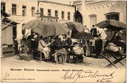 T2/T3 1904 Moscow, Moscou; Marché Smolenski / Smolensky Market With Vendors (EK) - Non Classés