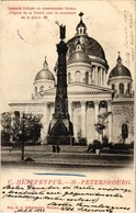 T2 Sankt-Peterburg, Saint Petersburg, St. Petersbourg; L'église De La Trinité Avec Le Monument De La Gloire / Trinity Ca - Non Classés
