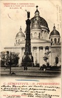 T2 Sankt-Peterburg, Saint Petersburg, St. Petersbourg; L'église De La Trinité Avec Le Monument De La Gloire / Trinity Ca - Non Classificati