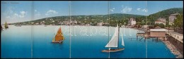 ** T2/T3 Portoroz, Portorose; Port And Sailing Ships. 5-tiled Folding Panoramacard - Non Classificati