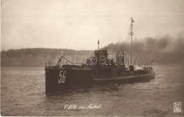 ** T1 V156 Torpedoboot In Fahrt. Kaiserliche Marine / German Navy T 56 Torpedo Boat - Unclassified