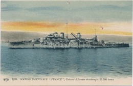 ** T1 Marine Nationale 'France', Cuirasse D'Escadre Dreadnought 23500 Tonnes / French Navy Battleship - Zonder Classificatie