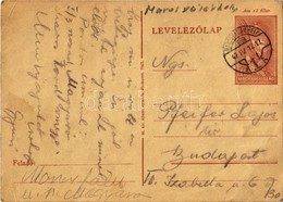 T3 1942 Pfeifer György Zsidó I/3. KMSZ (közérdekű Munkaszolgálatos) Levele édesapjának Pfeifer Lajosnak A Munkatáborból  - Non Classés