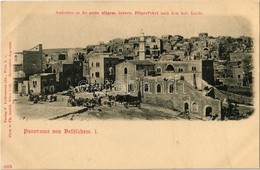 ** T2/T3 Panorama Von Bethlehem I. Andenken An Die Erste Allgem. österr. Pilgerfahrt Nach Dem Heil. Lande. C. Ledermann  - Ohne Zuordnung