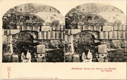 ** T1 Bethanien Ruinen Des Hauses Von Marthy Und Maria / Bethany, Ruins Of The House Of Martha And Maria. Judaica, Stere - Zonder Classificatie