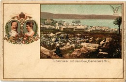 ** T2/T3 Tiberias Mit Dem See Genezareth. Die Kaiser-Reise Durch Palästine 1898. Karte No. 13. Kunstverlag H. Vogel / Wi - Unclassified