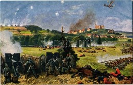 ** T1 Völkerkrieg 1914/15. Schlacht Bei Altkirch Im Elsass. 19. August 1914 / WWI K.u.k. (Austro-Hungarian) Military Art - Non Classificati