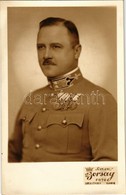 ** T1/T2 Magyar Katonatiszt Kitüntetésekkel / Hungarian Military Officer With Medals. 'Color' Borsay Foto, Photo - Non Classificati