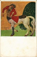 ** T2/T3 Centaure / Centaur. B.K.W.I. Wiener Kunst Nr. 1557. S: Rich. Teschner (fl) - Sin Clasificación