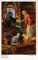 ** T2 Brüder Grimm: Dornröschen / Brothers Grimm: Sleeping Beauty. Uvachrom Nr. 3801. Serie 140. S: Otto Kubel - Ohne Zuordnung