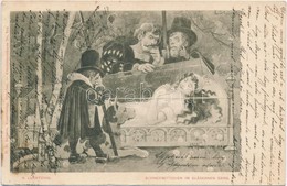 T2 1904 Schneewittchen Im Gläsernen Sarg / Snow White And The Seven Dwarfs. M.H. Bayerie Kunstverlag Künstlerpostkarte N - Non Classificati