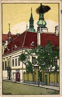 * T3 Wien, Heiligenkreuzerhof. Kilophot Wien Nr. A 109. Wiener Werkstätte Style Art Postcard S: Franz Süsser (Rb) - Non Classificati