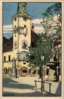 * T2 Wien, Gumpoldskirchen. Kilophot Wien Nr. A 106. Wiener Werkstätte Style Art Postcard S: Franz Süsser - Non Classés