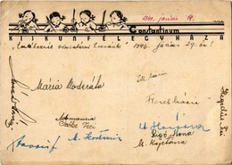 * T2/T3 1941 Constantinum Levelezőlapja, Kiskunfélegyháza / Hungarian Postcard Of A Teachers' Training Institute  (EK) - Unclassified