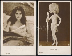 ** Billie Dove - 2 Db Régi Képeslap / 2 Pre-1945 Postcards. - Unclassified