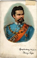 ** T2/T3 Ludwig II. König Von Bayern / Ludwig II Of Bavaria, Obituary Postcard. Carl Otto Hayd No. 4275. Litho  (EB) - Sin Clasificación