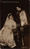 ** T2 1916  IV. Károly Király és Zita Királyné. Kardos Műterem Felvétele / Charles I Of Austria And Zita Of Bourbon-Parm - Ohne Zuordnung