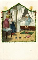 ** T1 Children Christmas Greeting Art Postcard. M. M. Nr. 1227.  Litho - Non Classés