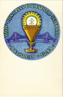 ** T1 1938 Budapest XXXIV. Nemzetközi Eucharisztikus Kongresszus. Készüljünk A Magyar Kettős Szentévre! / 34th Internati - Non Classés