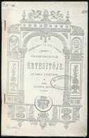 Szabadka Szabad Királyi Város Főgymnásiumának Értesítője Az 1893/4. Tanévről (Fénymásolat!), Szerk.: Haverda Mátyás, Ben - Non Classificati