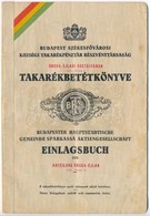 1936. 'Egyesült Budapesti Fővárosi Takarékpénztár Óbuda-Újlaki Osztályának' Betéti Könyvecskéje, Bejegyzésekkel - Ohne Zuordnung