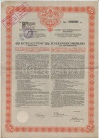 1914. 'Budapest Székesfőváros' 4 1/2%-os Kötelezvény Bemutatóra 480K-ról Sorszámkövetők, Magyar és Német Nyelven, Száraz - Sin Clasificación