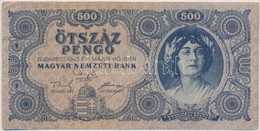 1945. 500P Magyar 'N' Betű Orosz 'P' Helyett T:III - Non Classés