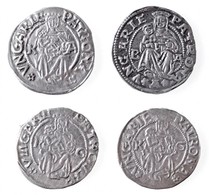 1516-1526. 4db Klf 'II. Lajos' Denár, Közte 1526B-A Denár Ag (0,59g) T:1-
Hungary 1516-1526. 4pcs Of Diff Denars From 'L - Non Classés