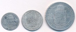 1869KB 10kr Ag 'Magyar Királyi Váltó Pénz' + 20kr Ag 'Magyar Királyi Váltó Pénz' + 1879KB 1Ft Ag 'Ferenc József / Középc - Non Classés