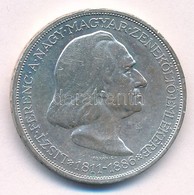 1936. 2P Ag 'Liszt Ferenc' T:2 Patina, Ph. 
Adamo P7.3 - Ohne Zuordnung