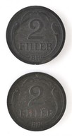 1943-1944. 2f Zn (2xklf) T:1- - Ohne Zuordnung