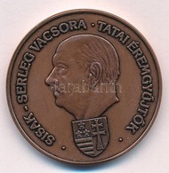 Bozó Gyula (1913-2004) DN 'Sisak - Serleg Vacsora - Tatai Éremgyűjtők / Zsigmond Király' Br Emlékérem (42mm) T:1- - Unclassified