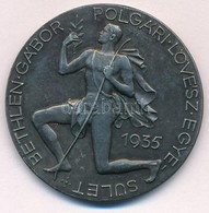 1935. 'Bethlen Gábor Polgári Lövész Egyesület' Fém Plakett (41mm) T:2 - Non Classificati