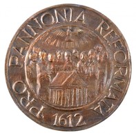DN 'Pro Pannonia Reformata 1612 - Non Volentis Neque Currentis Sed Miserentis Est Dei - Rom IX.16' Kétoldalas Br Plakett - Ohne Zuordnung