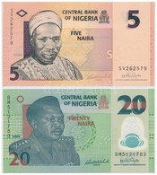 Nigéria 2006. 5N + 20N T:I
Nigeria 2006. 5 Naira + 20 Naira C:UNC - Ohne Zuordnung