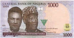 Nigéria 2019. 1000N T:I Vágott
Nigeria 2019. 1000 Naira C:UNC Cut Marks - Non Classés