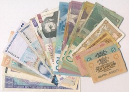 28db-os Vegyes Külföldi Bankjegy Tétel, Közte Bulgária, Jugoszlávia, Románia, Szlovákia T:II,III,III-
28pcs Of Various B - Zonder Classificatie
