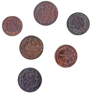 Ausztria 1761-1783. 6db Klf Rézkrajcár T:2-,3
Austria 1761-1783. 6pcs Of Diff Copper Kreuzer Coins C:VF,F - Sin Clasificación