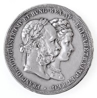 Ausztria 1879. 2G Ag 'I. Ferenc József és Erzsébet Királynő / Ezüstlakodalom' T:1- Kis Ph.  Austria 1879. 2 Gulden Ag 'F - Sin Clasificación