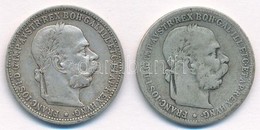 Ausztria 1893. 1K Ag 'Ferenc József' (2x) T:2,3 Patina
Austria 1893. 1 Corona Ag 'Franz Joseph' (2x) C:XF, F Patina
Krau - Non Classés