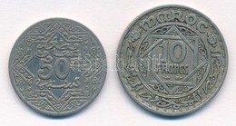 Marokkó / Francia Protektorátus 1921. 50c Ni + 1946. 10Fr Cu-Ni T:2
Morocco / French Protectorate 1921. 50 Centimes Ni + - Ohne Zuordnung