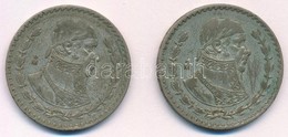 Mexikó 1962. 1P Ag 'Függetlenség' (2x) T:2-
Mexico 1962. 1 Peso Ag 'Independence' (2x) C:VF
Krause KM#459F - Ohne Zuordnung