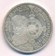 Németország 1992D 10M Ag 'Pour Le Mérite' T:1-(eredetileg PP)
Germany 1992D 10 Mark Ag 'Pour Le Mérite' C:AU(originally  - Ohne Zuordnung