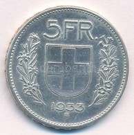 Svájc 1933B 5Fr Ag T:1-
Switzerland 1933B 5 Francs Ag C:AU
Krause KM#40 - Zonder Classificatie